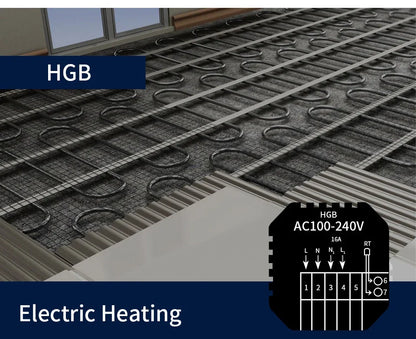 WiFi Smart Thermostat - Floor Heating Controller With Alexa Voice Control - ZOOMNSTORE