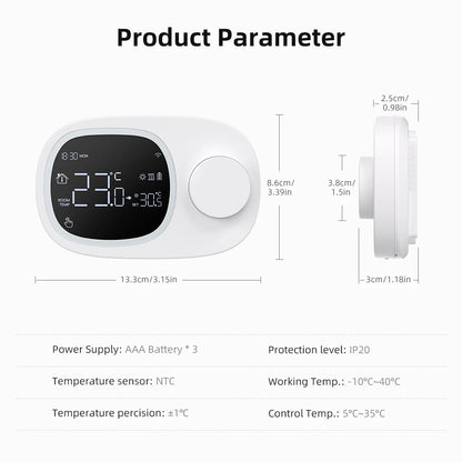 WiFi Smart Thermostat - Wireless Temperature Controller | Boiler Temp Control - ZOOMNSTORE
