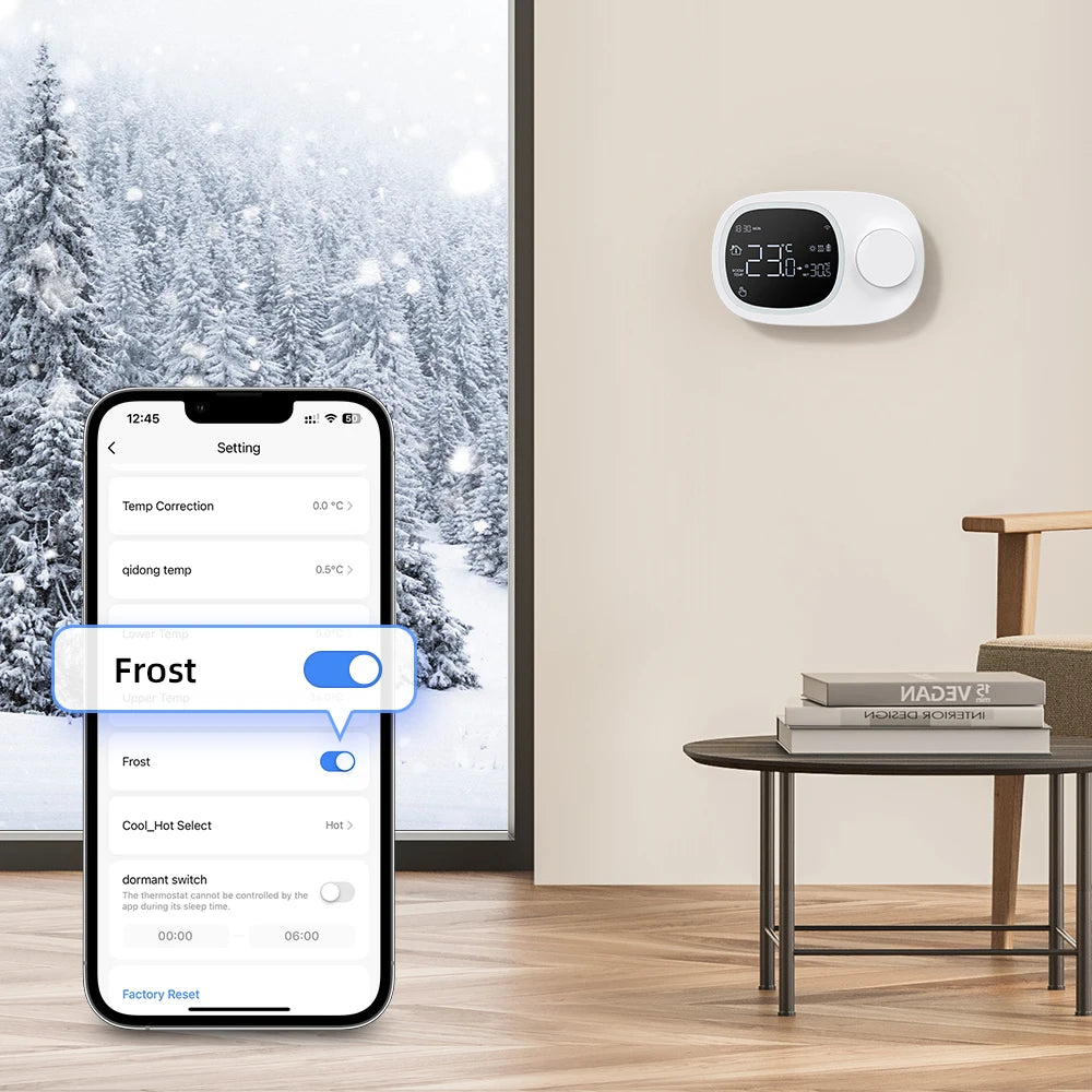 WiFi Smart Thermostat - Wireless Temperature Controller | Boiler Temp Control - ZOOMNSTORE