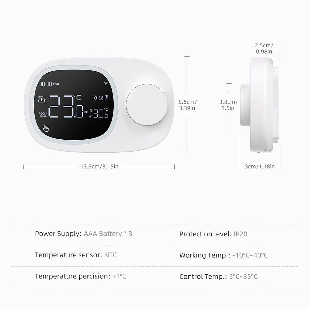 WiFi Smart Thermostat - Wireless Temperature Controller | Boiler Temp Control - ZOOMNSTORE