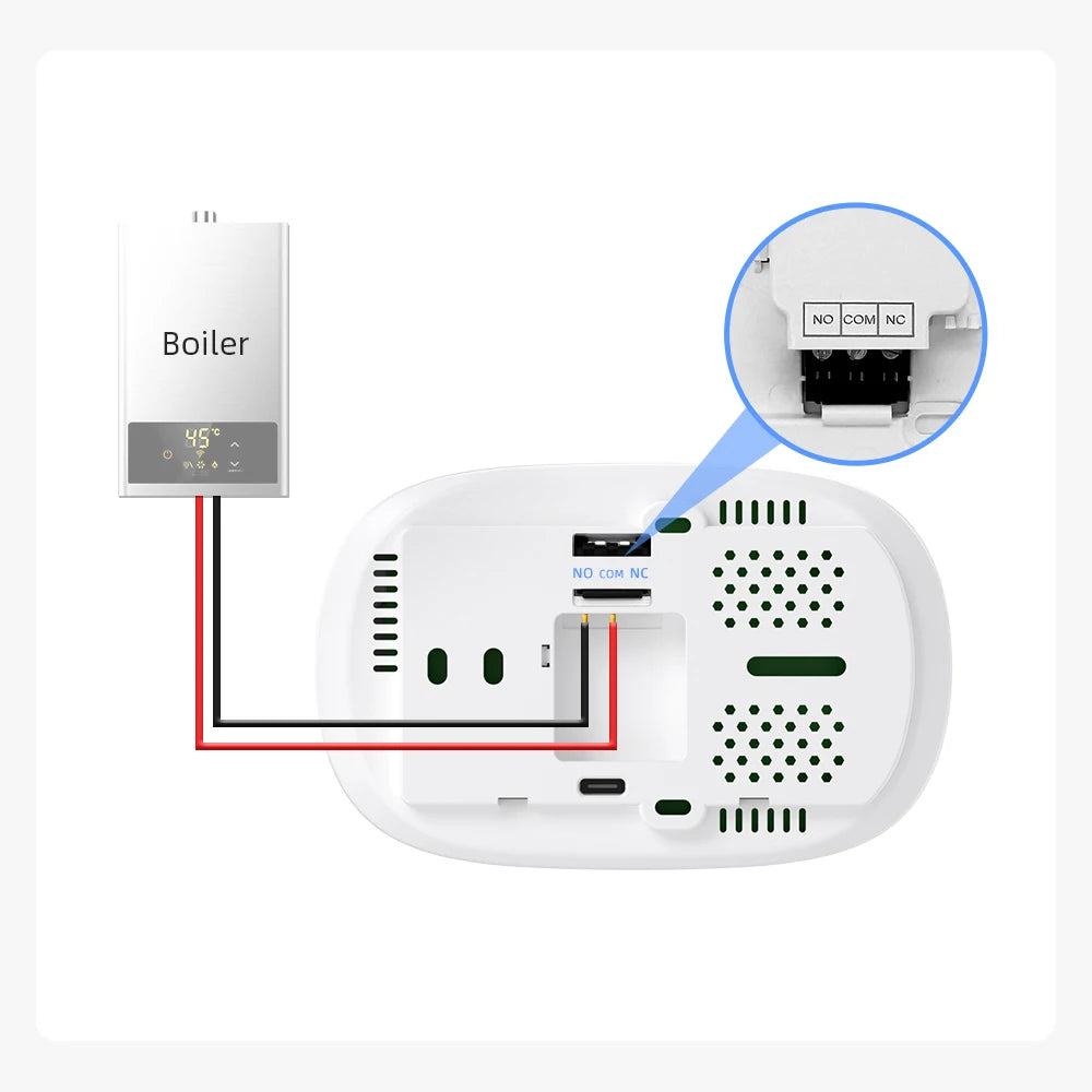 WiFi Smart Thermostat - Wireless Temperature Controller | Boiler Temp Control - ZOOMNSTORE