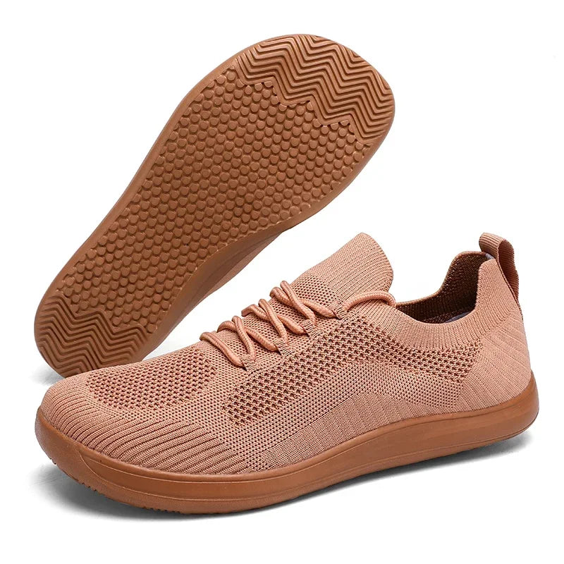 Wide Fit Barefoot Shoes - Comfortable Breathable Mesh Walking Shoes for Men and Women - ZOOMNSTORE