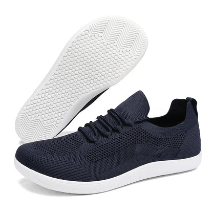 Wide Fit Barefoot Shoes - Comfortable Breathable Mesh Walking Shoes for Men and Women - ZOOMNSTORE