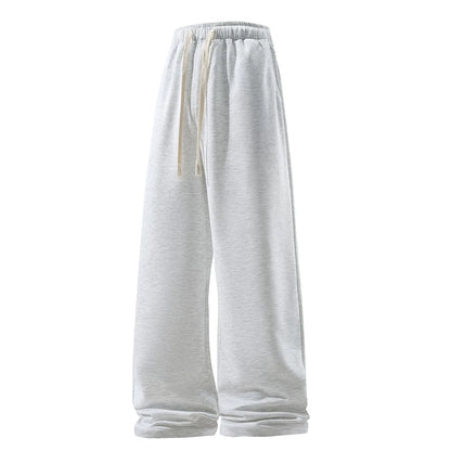 Wide Leg Sweatpants – Men's Casual Pants With Elastic Waist & Drawstring Detail - ZOOMNSTORE