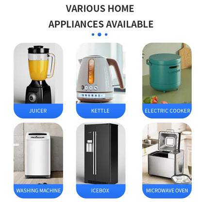 Wifi Smart Plug Dual Outlet Socket EU 16A/20A with Power Monitor & Voice Control - ZOOMNSTORE