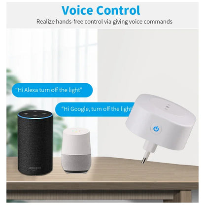 Wifi Smart Plug Italy Power Socket With Timer USB Charger - Voice Control Alexa Google Home - ZOOMNSTORE