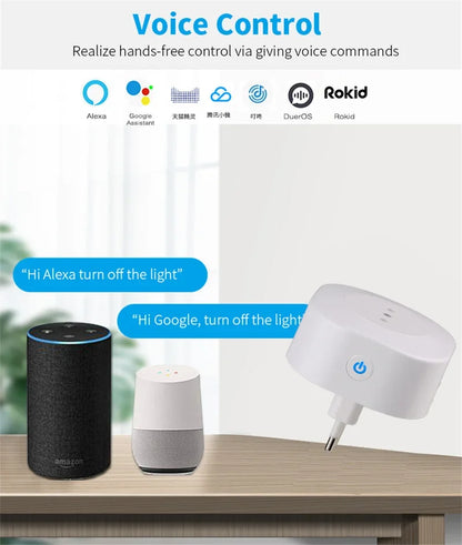 Wifi Smart Plug Italy Power Socket With Timer USB Charger - Voice Control Alexa Google Home - ZOOMNSTORE