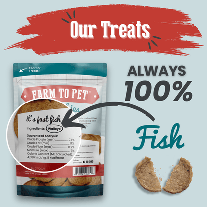 Fish Chips for Dogs | Wild-Caught Fish Dog Treats - ZOOMNSTORE