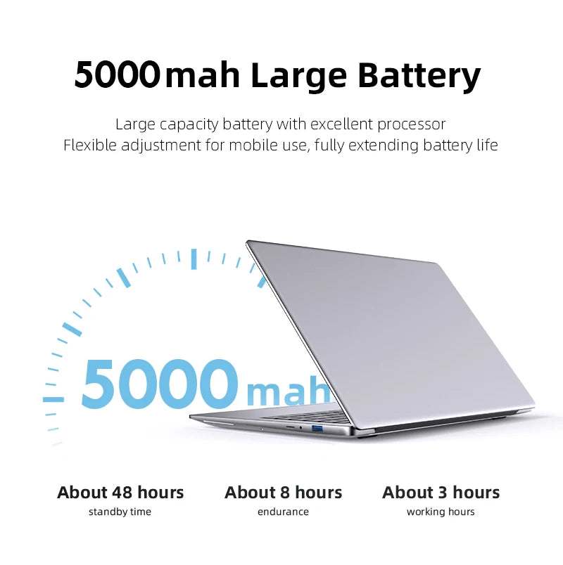 Windows 11 Pro Laptop - Intel Celeron N4000 12GB RAM 512GB1TB SSD 1080p Gaming Notebook - ZOOMNSTORE
