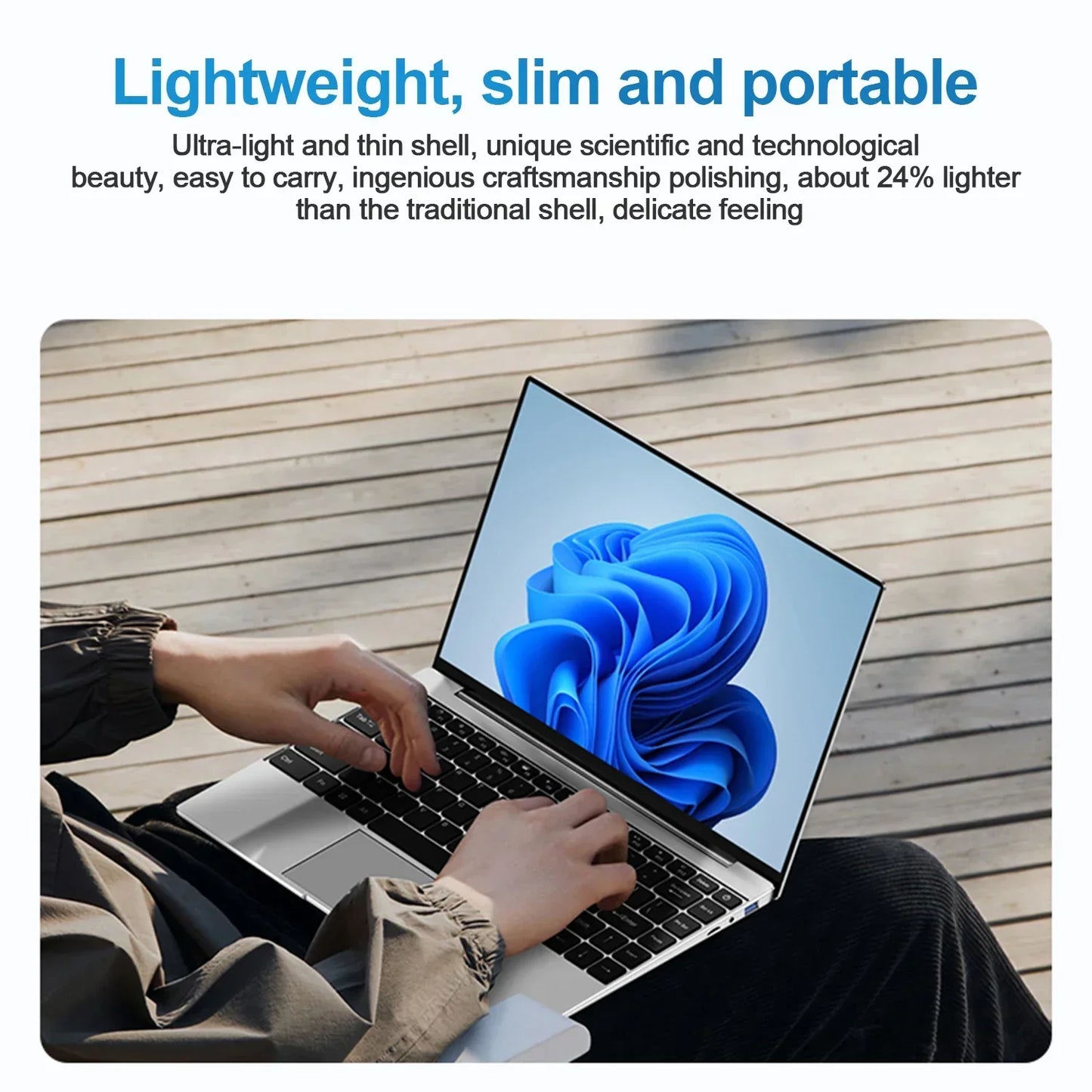 Windows 11 Pro Laptop - Intel Celeron N4000 12GB RAM 512GB1TB SSD 1080p Gaming Notebook - ZOOMNSTORE