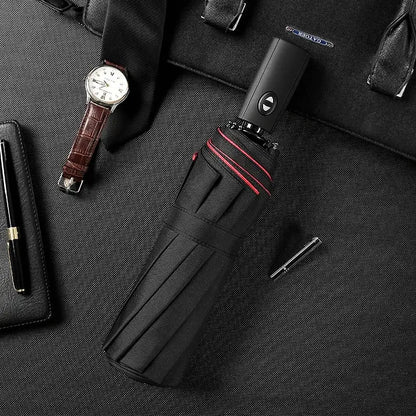 Windproof Double Layer Resistant Umbrella Fully Automatic Rain Men Women 10K Strong Luxury Business Male Large Umbrellas Parasol - ZOOMNSTORE