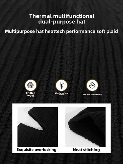 Winter Beanie Hat - Thick Knitted Winter Hats For Men & Women | Warm Acrylic Skullies - ZOOMNSTORE