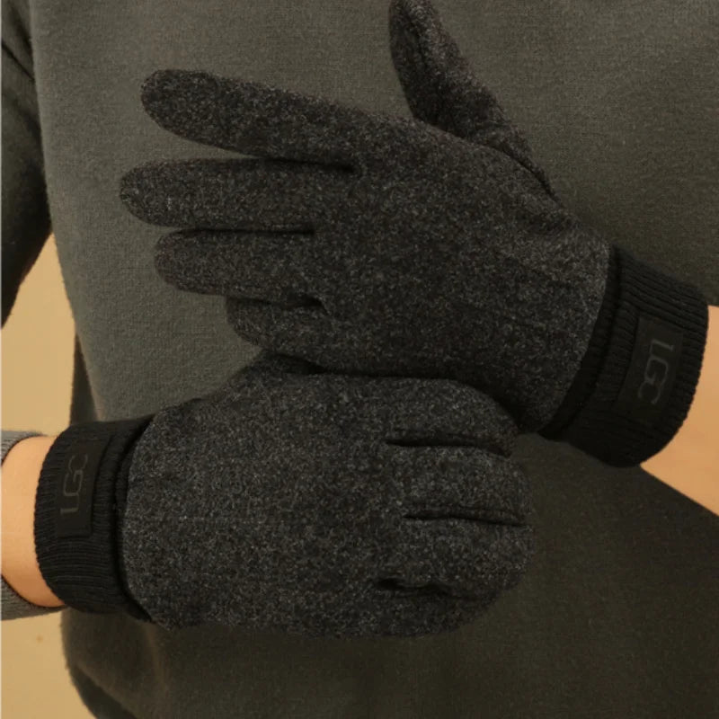 Winter Cashmere Gloves – Warm Touch Screen Full Finger Mittens for Women - ZOOMNSTORE