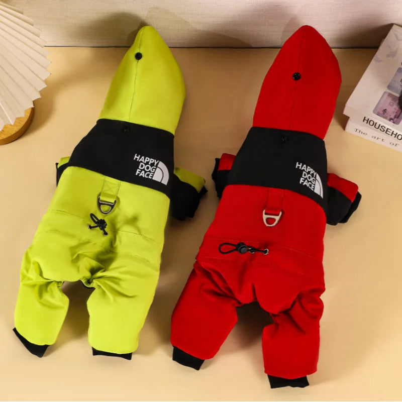 Winter Dog Clothes – Warm Hooded Fleece Jacket With Thick Cotton Coat - ZOOMNSTORE