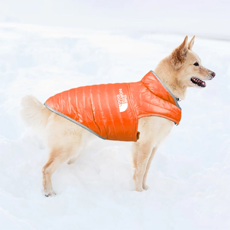 Winter Dog Coat - Double Sided Pet Winter Vest for Small & Medium Dogs | Soft Nylon Jacket - ZOOMNSTORE