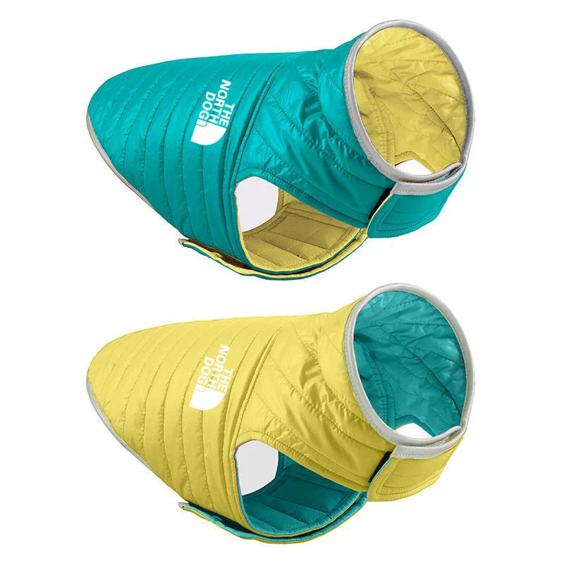 Winter Dog Coat - Double Sided Pet Winter Vest for Small & Medium Dogs | Soft Nylon Jacket - ZOOMNSTORE