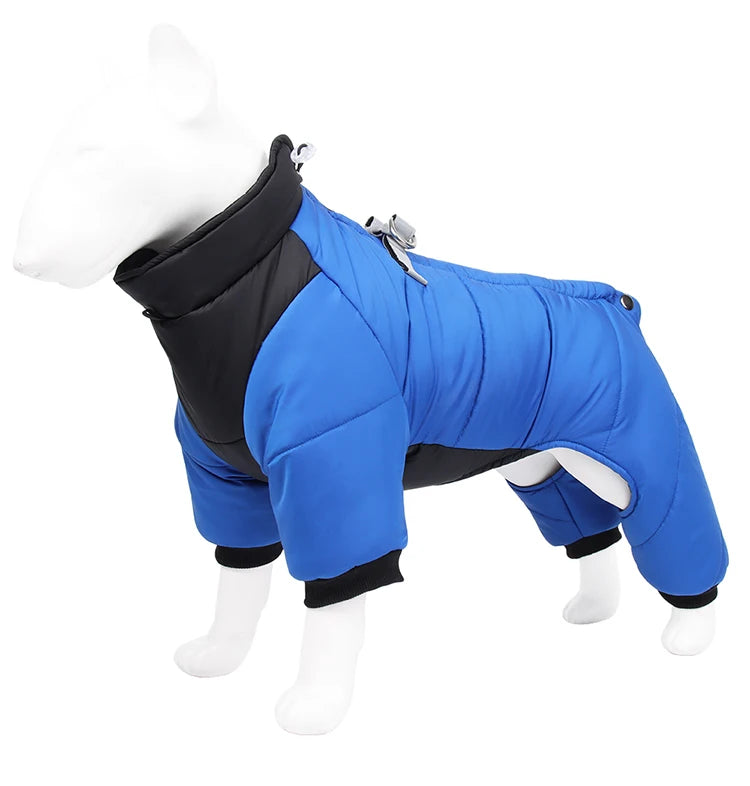 Winter Dog Coat - Reflective Windproof Overall With Cotton Insulation For Dogs - ZOOMNSTORE