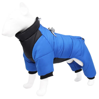 Winter Dog Coat - Reflective Windproof Overall With Cotton Insulation For Dogs - ZOOMNSTORE