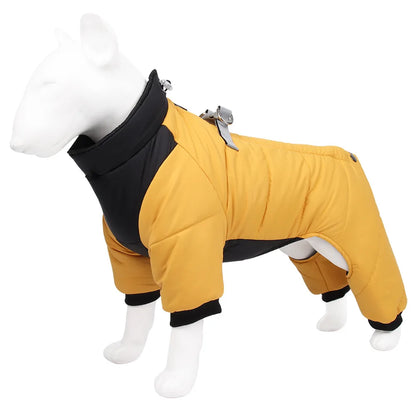 Winter Dog Coat - Reflective Windproof Overall With Cotton Insulation For Dogs - ZOOMNSTORE