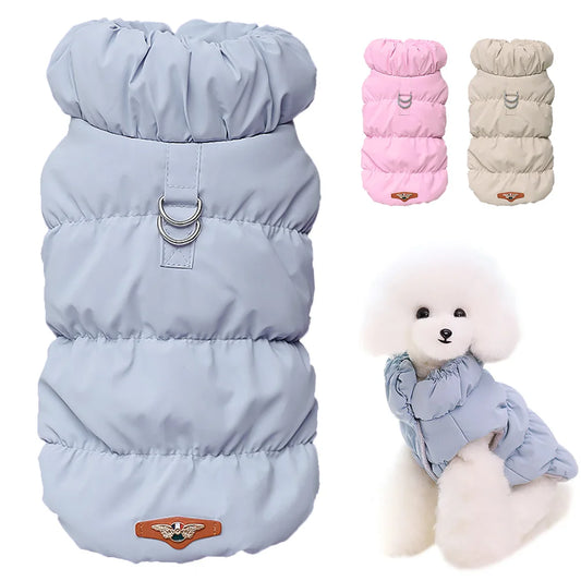 Winter Dog Coat - Soft Padded Jacket for Small Medium Dogs - ZOOMNSTORE