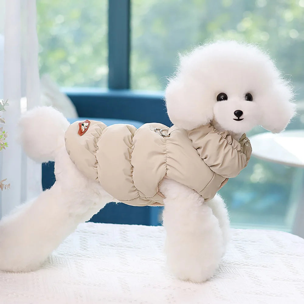 Winter Dog Coat - Soft Padded Jacket for Small Medium Dogs - ZOOMNSTORE
