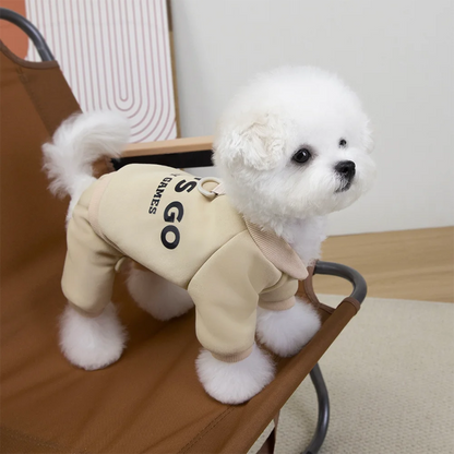 Winter Dog Coat – Thick Polyester Dog Hoodies & Warm Puppy Jumpsuit For Small Medium Dogs - ZOOMNSTORE