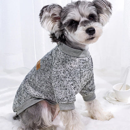 Winter Dog Coat for Small Dogs - Warm Sweatshirt for Schnauzer  Pug - ZOOMNSTORE