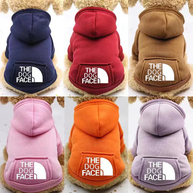 Winter Dog Hoodie - Cozy Pet Outerwear Warm Sweatshirt Jacket for Small Dogs - ZOOMNSTORE