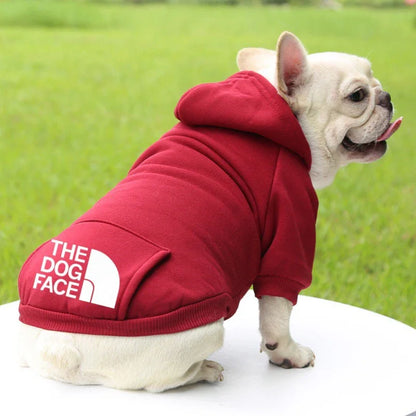 Winter Dog Hoodie - Cozy Pet Outerwear Warm Sweatshirt Jacket for Small Dogs - ZOOMNSTORE