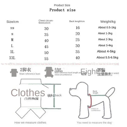 Winter Dog Hoodie - Cozy Pet Outerwear Warm Sweatshirt Jacket for Small Dogs - ZOOMNSTORE