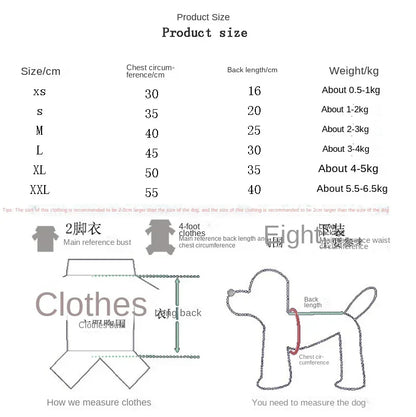 Winter Dog Hoodie - Cozy Pet Outerwear Warm Sweatshirt Jacket for Small Dogs - ZOOMNSTORE