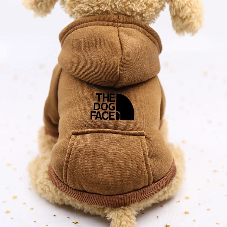 Winter Dog Hoodie - Cozy Pet Outerwear Warm Sweatshirt Jacket for Small Dogs - ZOOMNSTORE
