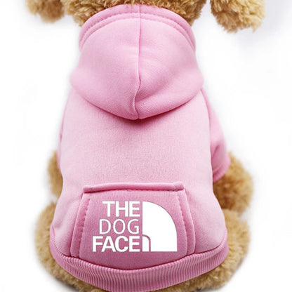 Winter Dog Hoodie - Cozy Pet Outerwear Warm Sweatshirt Jacket for Small Dogs - ZOOMNSTORE