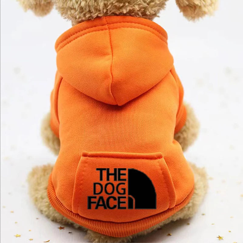 Winter Dog Hoodie - Cozy Pet Outerwear Warm Sweatshirt Jacket for Small Dogs - ZOOMNSTORE