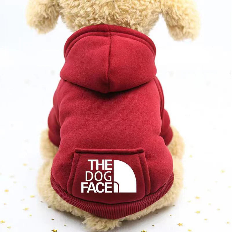 Winter Dog Hoodie - Cozy Pet Outerwear Warm Sweatshirt Jacket for Small Dogs - ZOOMNSTORE