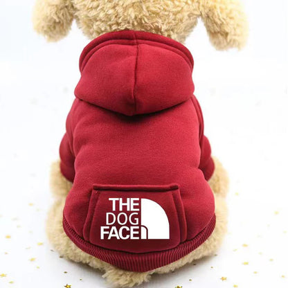 Winter Dog Hoodie - Cozy Pet Outerwear Warm Sweatshirt Jacket for Small Dogs - ZOOMNSTORE