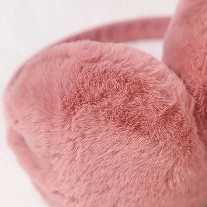 Winter Earmuffs – Folding Plush Ear Warmers With Soft Earflap Covers For Women - ZOOMNSTORE