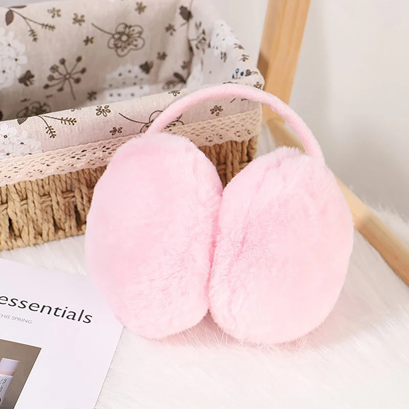 Winter Earmuffs – Folding Plush Ear Warmers With Soft Earflap Covers For Women - ZOOMNSTORE