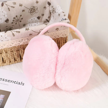 Winter Earmuffs – Folding Plush Ear Warmers With Soft Earflap Covers For Women - ZOOMNSTORE