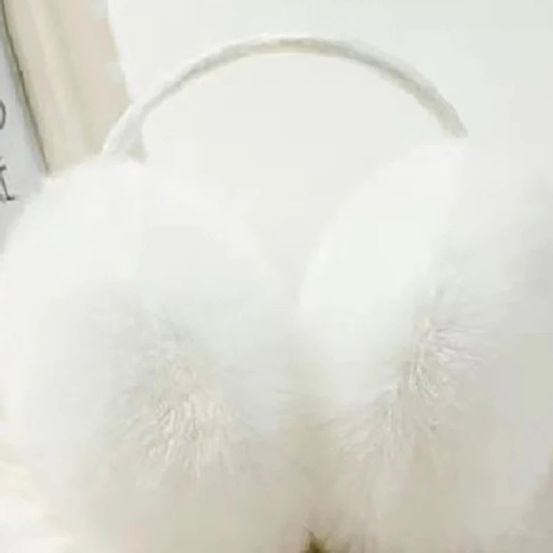 Winter Earmuffs – Folding Plush Ear Warmers With Soft Earflap Covers For Women - ZOOMNSTORE