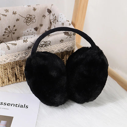 Winter Earmuffs – Folding Plush Ear Warmers With Soft Earflap Covers For Women - ZOOMNSTORE