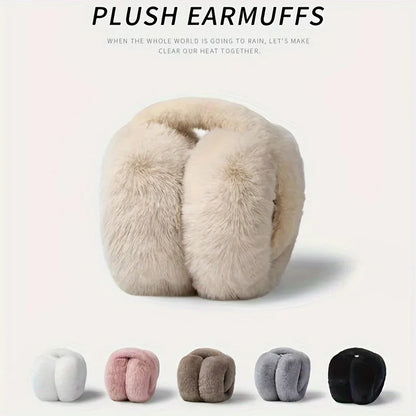 Winter Earmuffs - Plush Soft Ear Warmers With Earflap Protection For Outdoor Cold Weather - ZOOMNSTORE