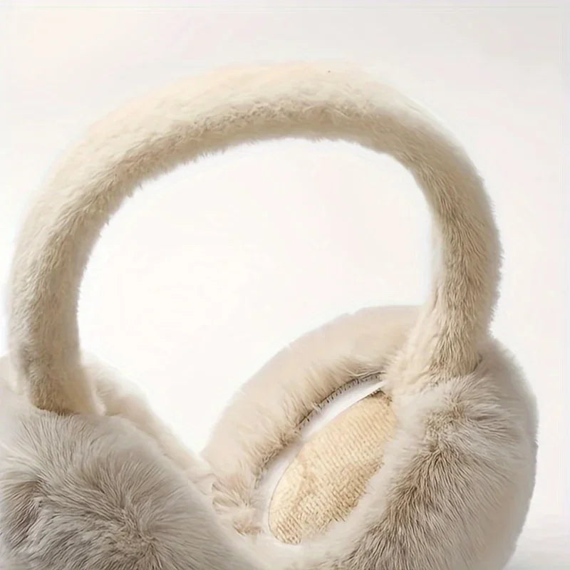 Winter Earmuffs - Plush Soft Ear Warmers With Earflap Protection For Outdoor Cold Weather - ZOOMNSTORE
