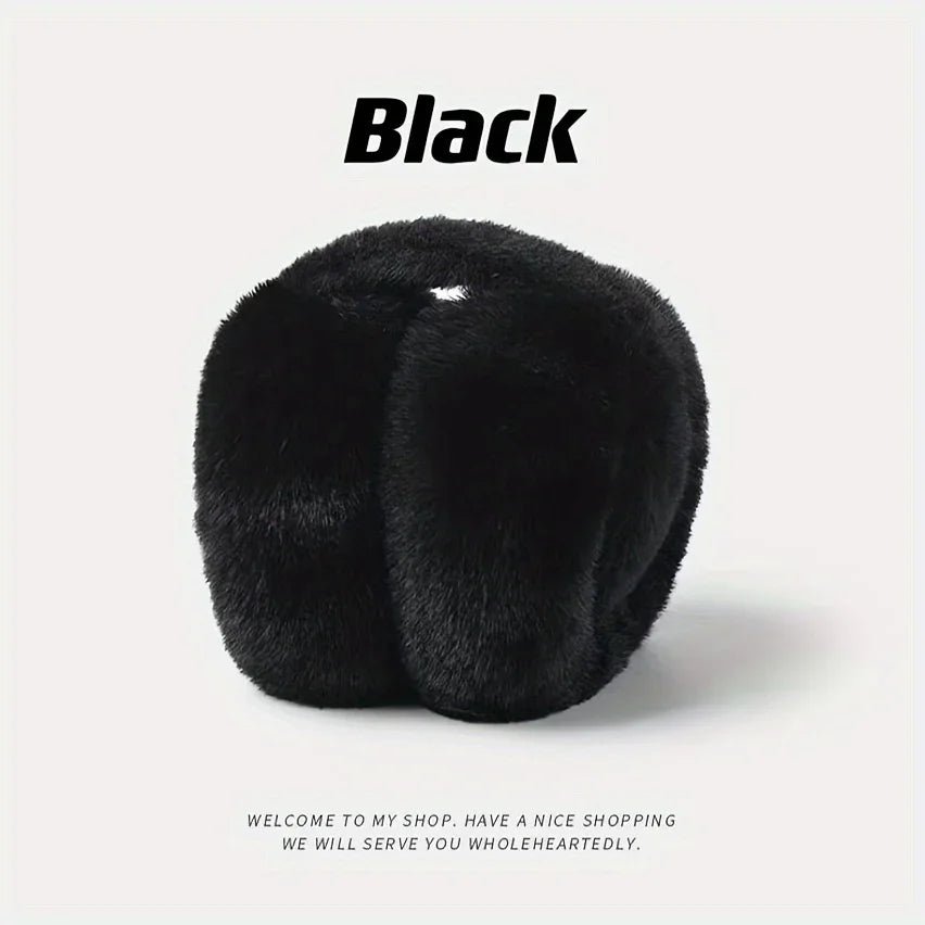 Winter Earmuffs - Plush Soft Ear Warmers With Earflap Protection For Outdoor Cold Weather - ZOOMNSTORE