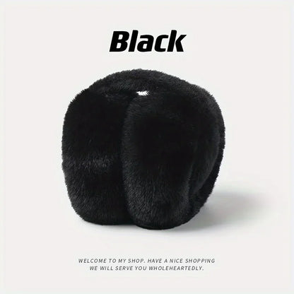 Winter Earmuffs - Plush Soft Ear Warmers With Earflap Protection For Outdoor Cold Weather - ZOOMNSTORE