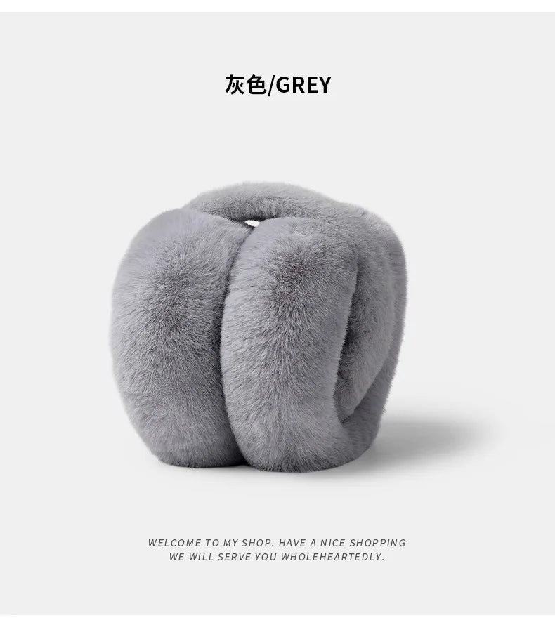 Winter Earmuffs - Plush Soft Ear Warmers With Earflap Protection For Outdoor Cold Weather - ZOOMNSTORE