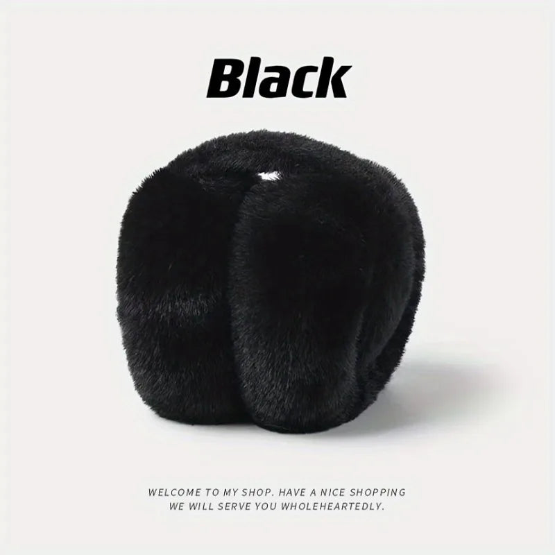 Winter Earmuffs - Plush Soft Ear Warmers With Earflap Protection For Outdoor Cold Weather - ZOOMNSTORE