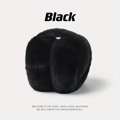 Winter Earmuffs - Plush Soft Ear Warmers With Earflap Protection For Outdoor Cold Weather - ZOOMNSTORE