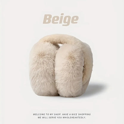 Winter Earmuffs - Plush Soft Ear Warmers With Earflap Protection For Outdoor Cold Weather - ZOOMNSTORE