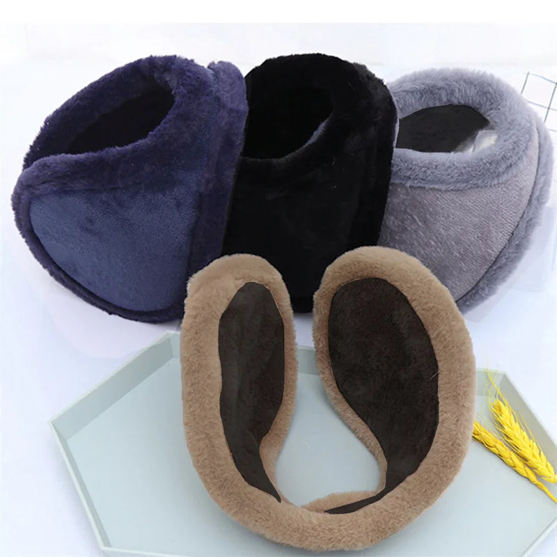Winter Earmuffs – Soft Plush Ear Warmers | Foldable Ear Muffs for Cold Weather - ZOOMNSTORE